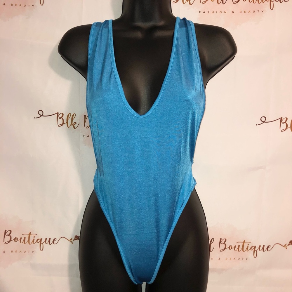 Blue Body Suit